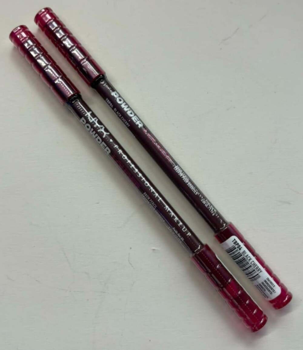 NYX Powder Louder Brow Pencil TBP04 Black Cherry Lot of 2